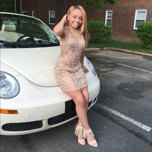 The dress and the shoes